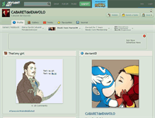 Tablet Screenshot of cabaretdeldiavolo.deviantart.com