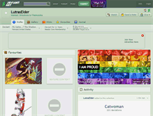 Tablet Screenshot of lutraseider.deviantart.com