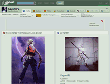Tablet Screenshot of kayomipl.deviantart.com