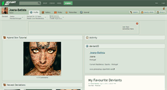 Desktop Screenshot of joana-batista.deviantart.com