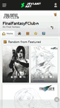 Mobile Screenshot of finalfantasyfclub.deviantart.com