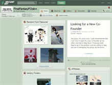 Tablet Screenshot of finalfantasyfclub.deviantart.com