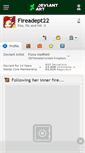 Mobile Screenshot of fireadept22.deviantart.com