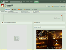 Tablet Screenshot of fireadept22.deviantart.com