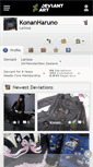 Mobile Screenshot of konanharuno.deviantart.com