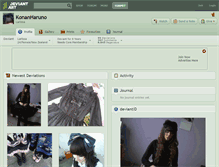 Tablet Screenshot of konanharuno.deviantart.com