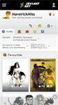 Mobile Screenshot of maverickmiss.deviantart.com