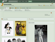 Tablet Screenshot of maverickmiss.deviantart.com