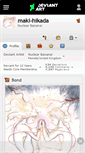 Mobile Screenshot of maki-hikada.deviantart.com