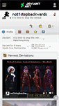 Mobile Screenshot of not1stepbackwards.deviantart.com