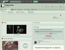 Tablet Screenshot of ferbarchetta.deviantart.com