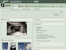 Tablet Screenshot of myrsinie.deviantart.com