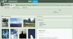 Desktop Screenshot of angelvick.deviantart.com