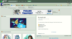 Desktop Screenshot of mew-chao.deviantart.com