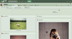 Desktop Screenshot of kitleen.deviantart.com