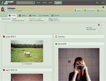 Tablet Screenshot of kitleen.deviantart.com