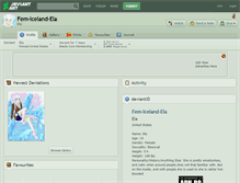 Tablet Screenshot of fem-iceland-ela.deviantart.com
