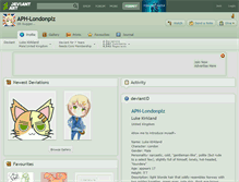 Tablet Screenshot of aph-londonplz.deviantart.com