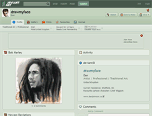Tablet Screenshot of drawmyface.deviantart.com