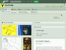 Tablet Screenshot of irkenprodigy.deviantart.com