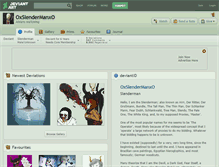 Tablet Screenshot of oxslendermanxo.deviantart.com
