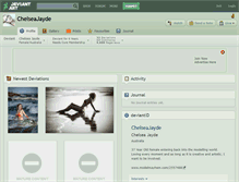 Tablet Screenshot of chelseajayde.deviantart.com
