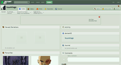 Desktop Screenshot of kuumirage.deviantart.com