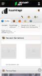 Mobile Screenshot of kuumirage.deviantart.com