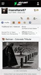 Mobile Screenshot of insanekane87.deviantart.com