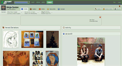 Desktop Screenshot of ninja-zexion.deviantart.com