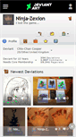 Mobile Screenshot of ninja-zexion.deviantart.com