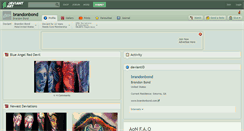 Desktop Screenshot of brandonbond.deviantart.com