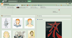 Desktop Screenshot of caxsry14.deviantart.com