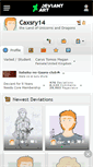 Mobile Screenshot of caxsry14.deviantart.com