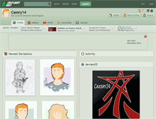 Tablet Screenshot of caxsry14.deviantart.com