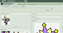 Desktop Screenshot of dimentio-magician.deviantart.com