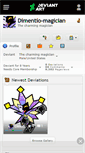 Mobile Screenshot of dimentio-magician.deviantart.com