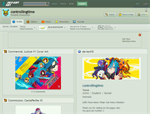 Tablet Screenshot of controllingtime.deviantart.com