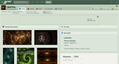 Desktop Screenshot of cabintom.deviantart.com