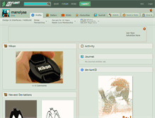 Tablet Screenshot of manolyaa.deviantart.com