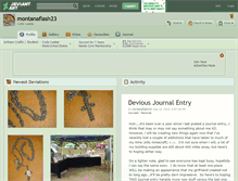 Tablet Screenshot of montanaflash23.deviantart.com