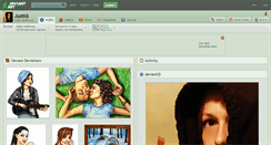 Desktop Screenshot of justk8.deviantart.com