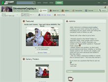 Tablet Screenshot of dawesomecosplay.deviantart.com