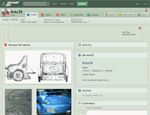 Tablet Screenshot of krax78.deviantart.com
