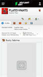 Mobile Screenshot of flatey-pants.deviantart.com