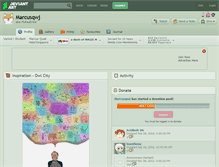 Tablet Screenshot of marcusqwj.deviantart.com