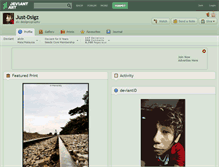Tablet Screenshot of just-dsigz.deviantart.com