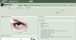 Desktop Screenshot of blackencrow.deviantart.com