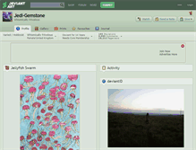Tablet Screenshot of jedi-gemstone.deviantart.com