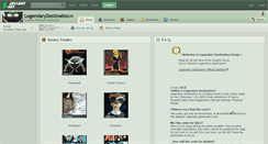 Desktop Screenshot of legendarydestination.deviantart.com